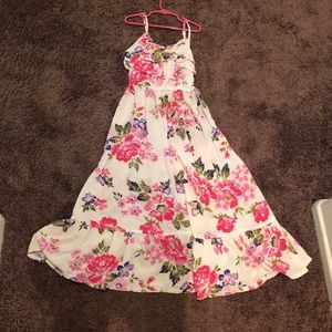 Girls M (7/8) beautiful floral sundress
